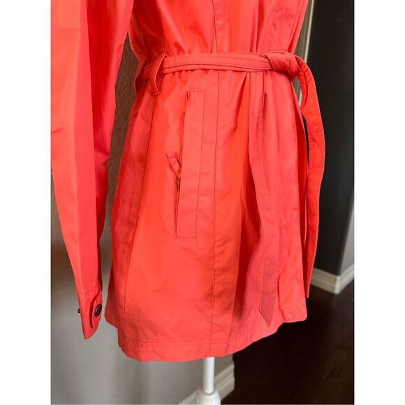 Columbia Women’s Pardon My Trench Rain Jacket in Juicy Coral Peach size Small - Picture 5 of 8